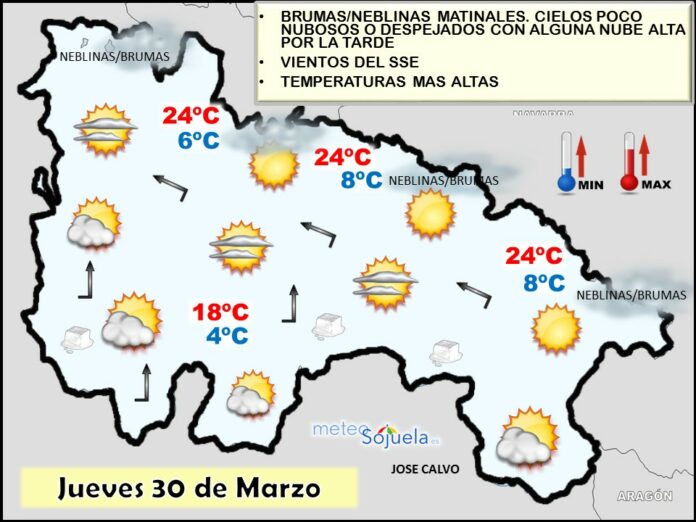 Mapa significativo josecalvo tiempo logroño meteosojuela