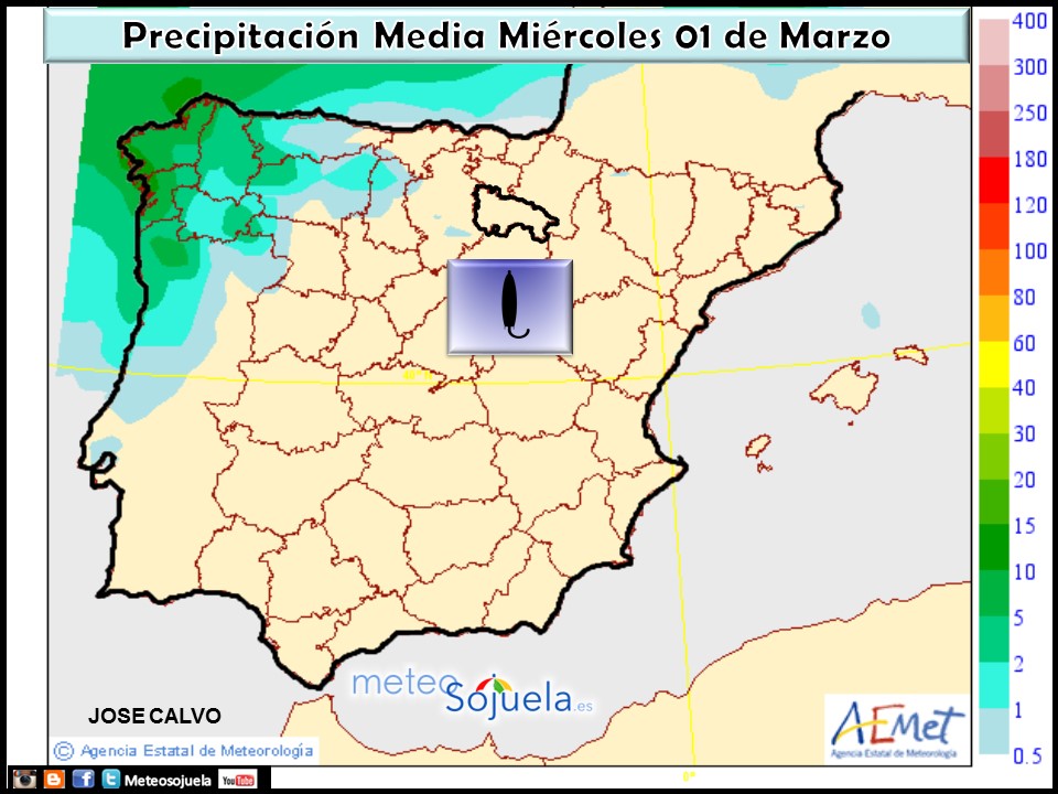 Mapa precipitacion. 01-03-2017. tiempo, larioja,logroño,josecalvo,meteosojuela