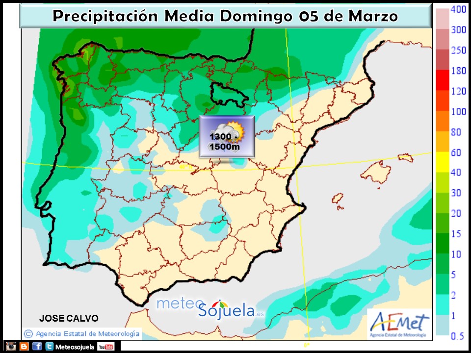 Mapa precipitación. 05/03/2015.Tiempo,logroño,larioja,josecalvo,meteosojuela