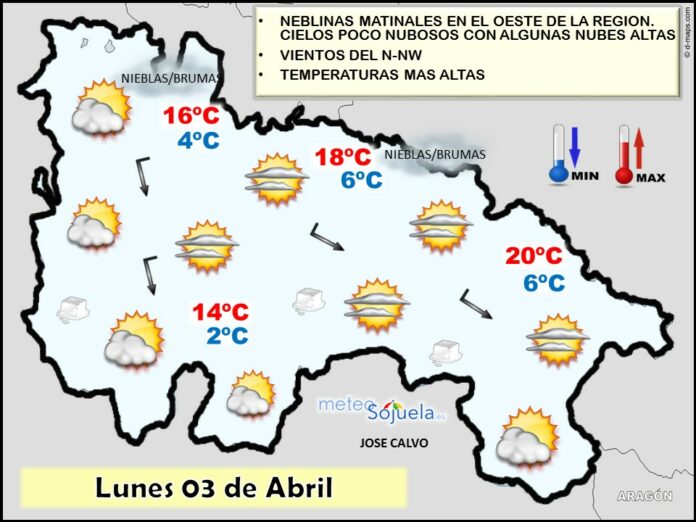 Mapa significativo tiempo logroño larioja josecalvo meteosojuela