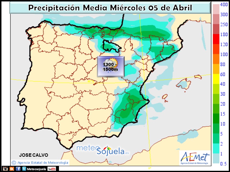 Mapa precipitacion tiempo logroño larioja josecalvo meteosojuela