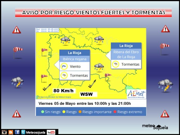 AVISOS tormenta josecalvo meteosojuela