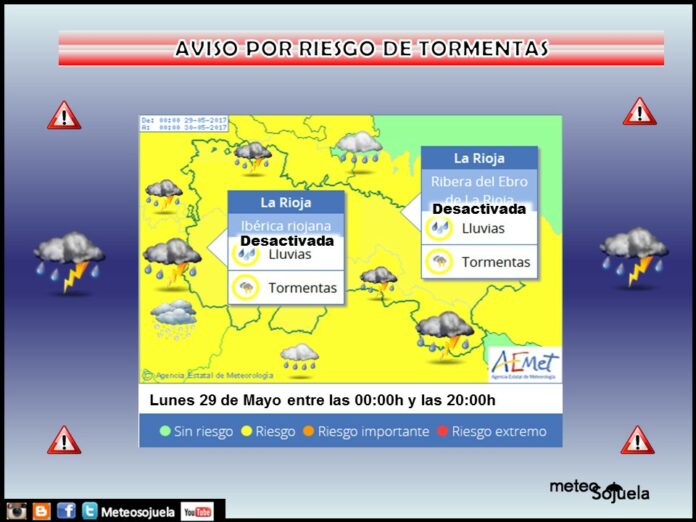 AVISOS TIEMPO TORMENTASJOSECALVO METEOSOJUELA