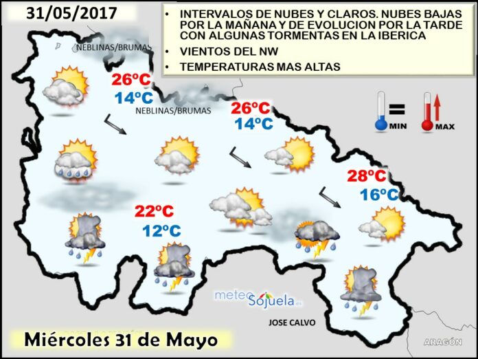 mapa significativo tiempo logroño larioja meteosojuela josecalvo