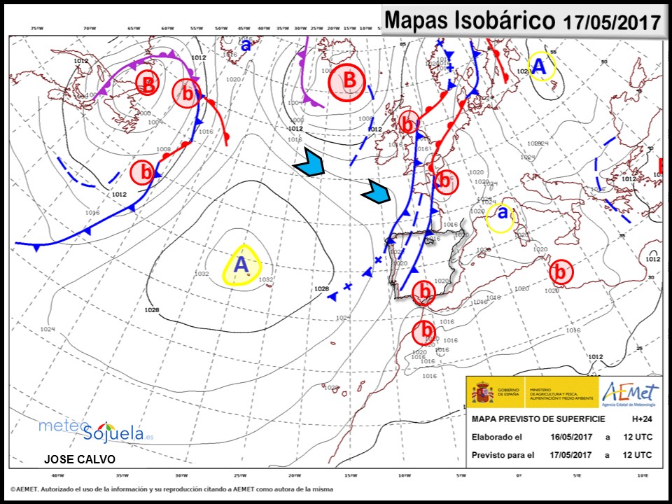 mapa isobarico tiempo logroño larioja josecalvo meteosojuela