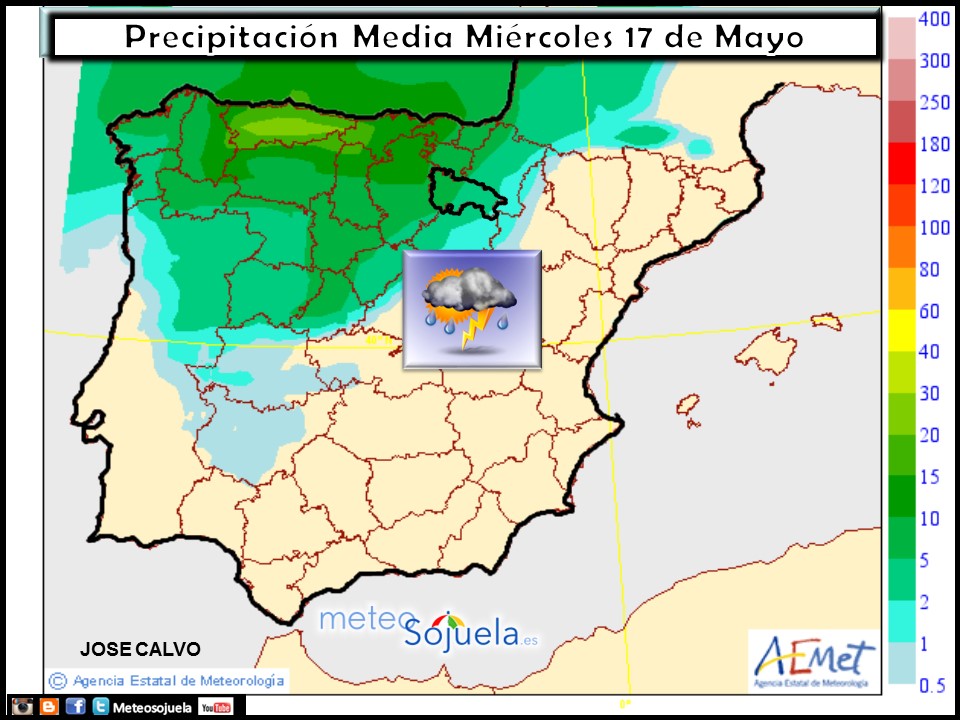 mapas precipitacion tiempo logroño larioja josecalvo meteosojuela