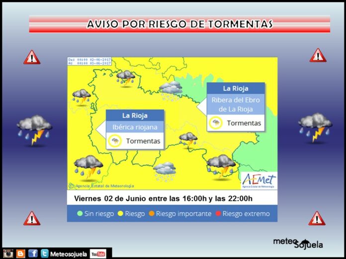 AVISOS tiempo logroño larioja josecalvo meteosojuela