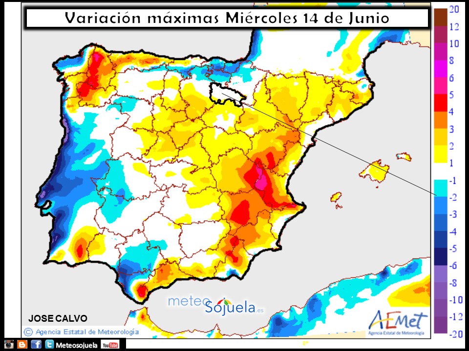 mapa temperatura tiempo larioja josecalvo meteosojuela