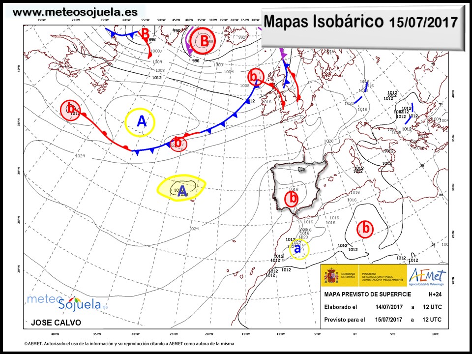 mapas isobaricos meteo tiempo larioja josecalvo meteosojuela