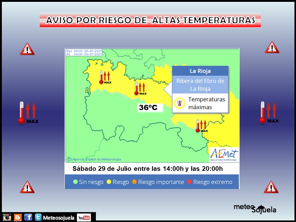 AVISOS tiempo larioja josecalvo meteosojuela meteo