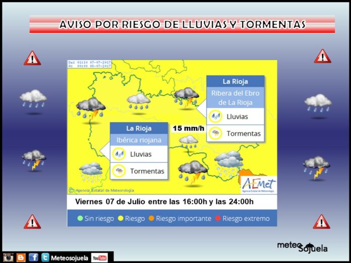 AVISOS tiempo larioja josecalvo meteosojuela