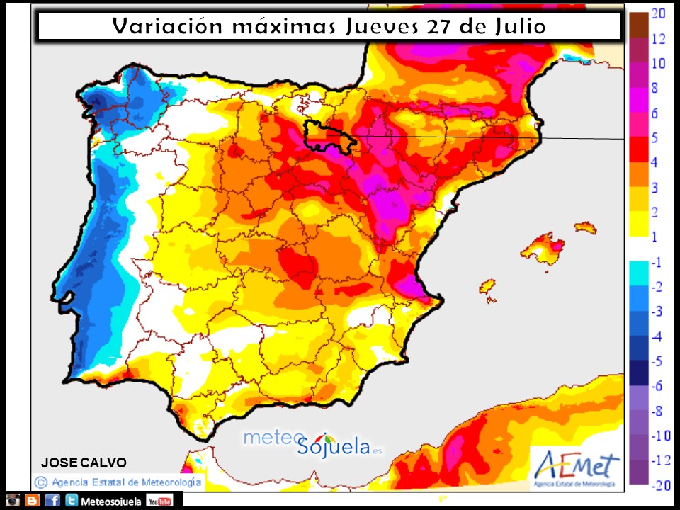 mapa temperaturas tiempo logroño larioja meteosojuela josecalvo meteo