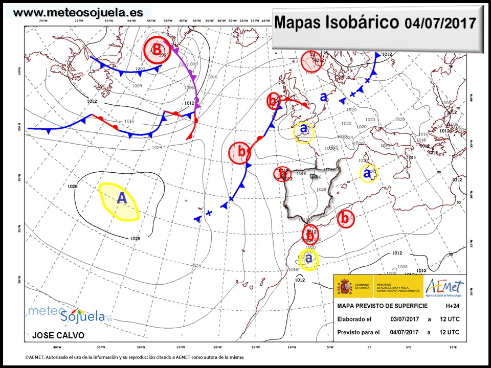 mapa isobarico josecalvo larioja tiempo meteosojuela