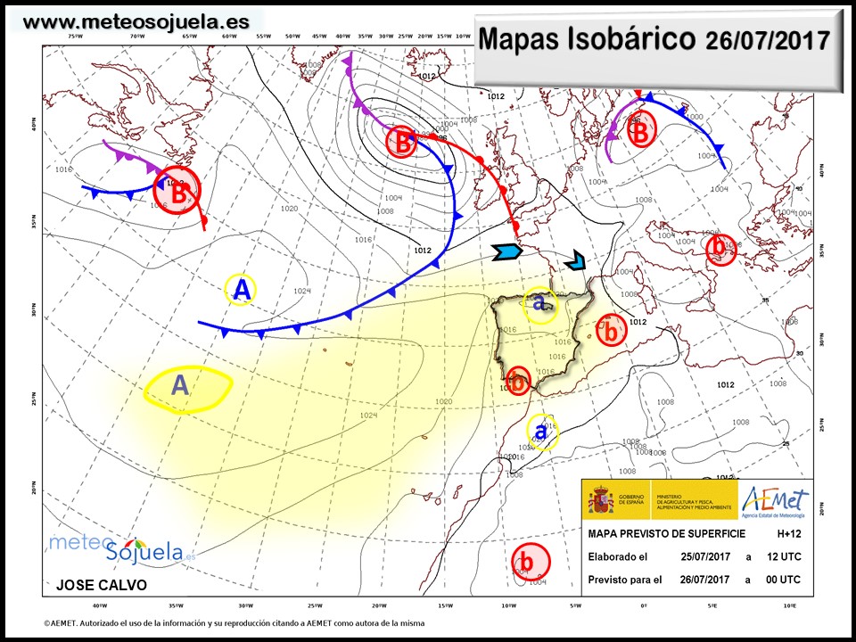 tiempo larioja mapa isobarico josecalvo meteosojuela meteo