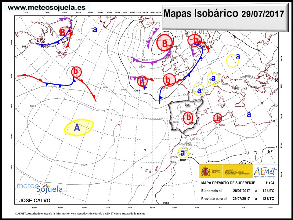 mapa isobarico tiempo meteo logroño larioja josecalvo meteosojuela