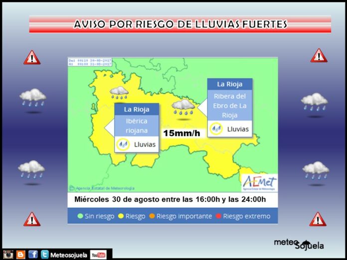 AVISOS lluvias, tiempo,larioja,josecalvo,meteosojuela