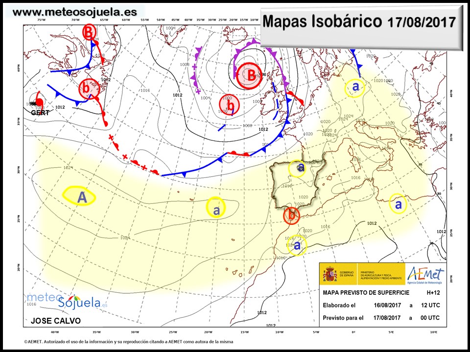 tiempo,larioja,mapa isobarico,josecalvo,meteo,meteosojuela