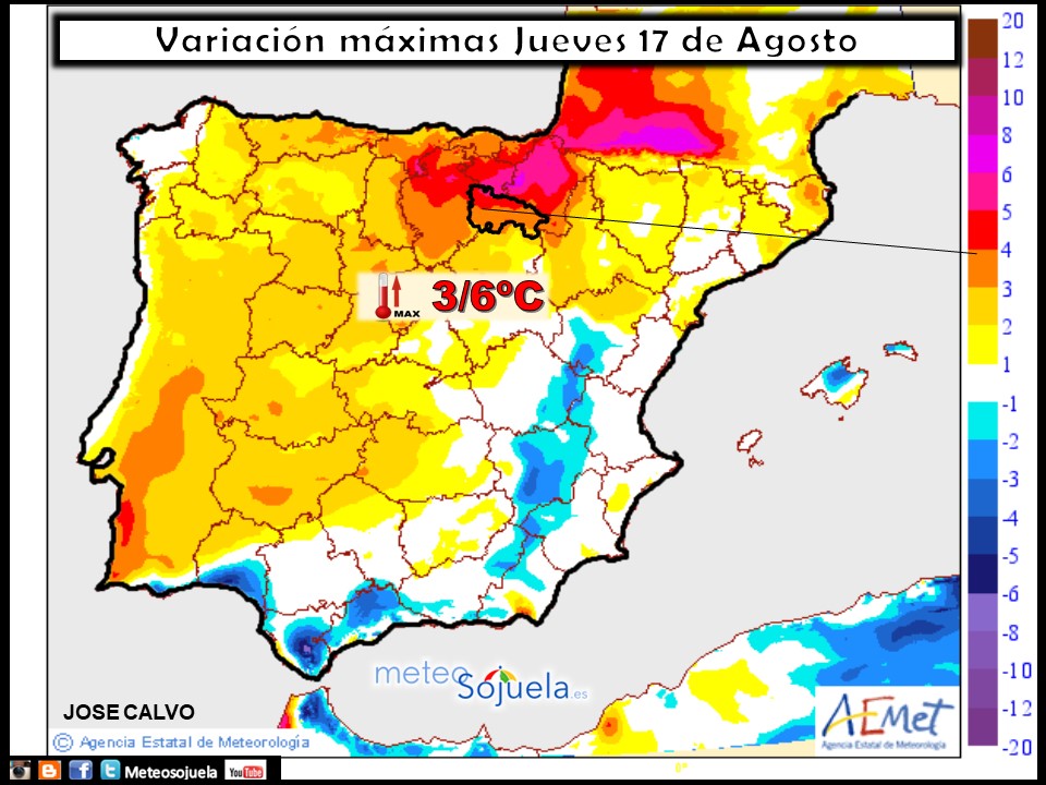 tiempo,larioja,mapa temperatura, josecalvo,meteo,meteosojuela