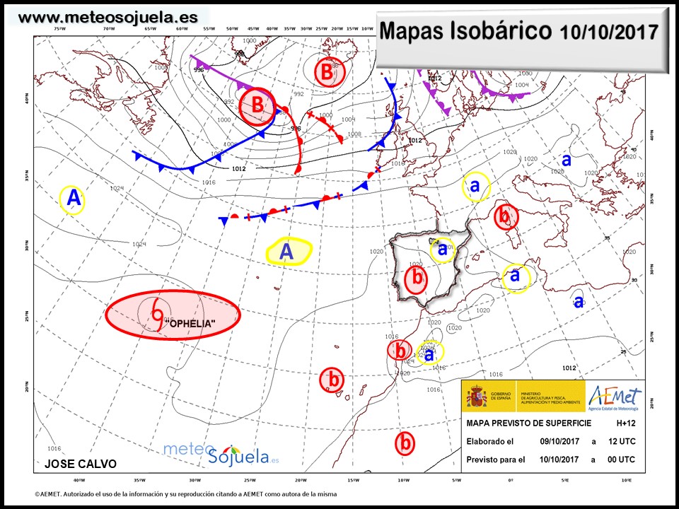 tiempo,larioja,josecalvo,meteosojuela,mapa isobárico