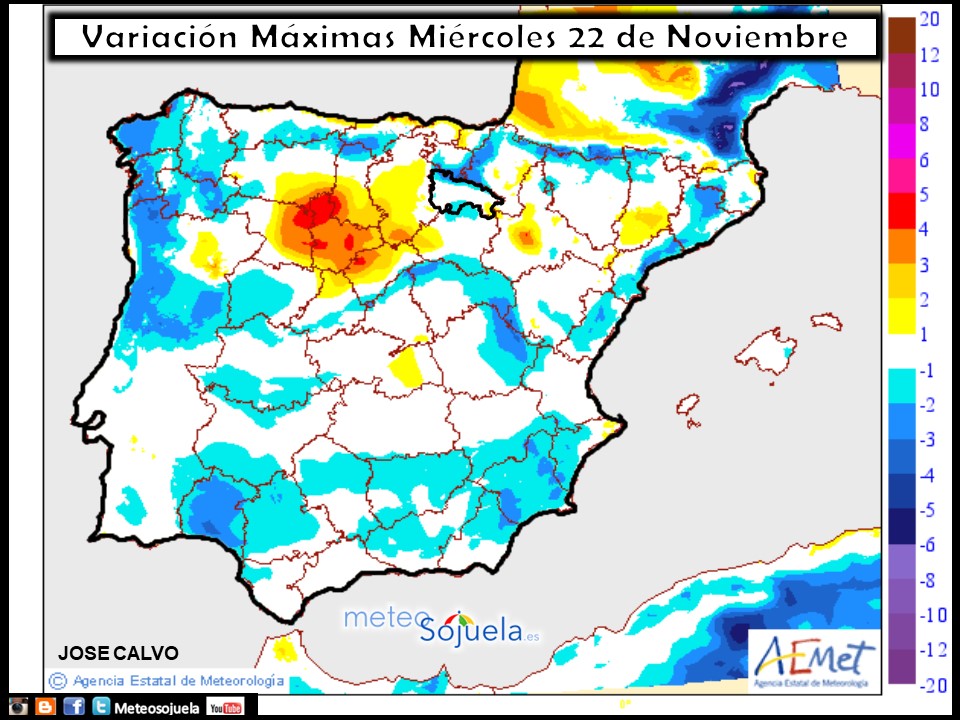 tiempo,hoy,larioja,josecalvo,meteosojuela,mapa temperatura