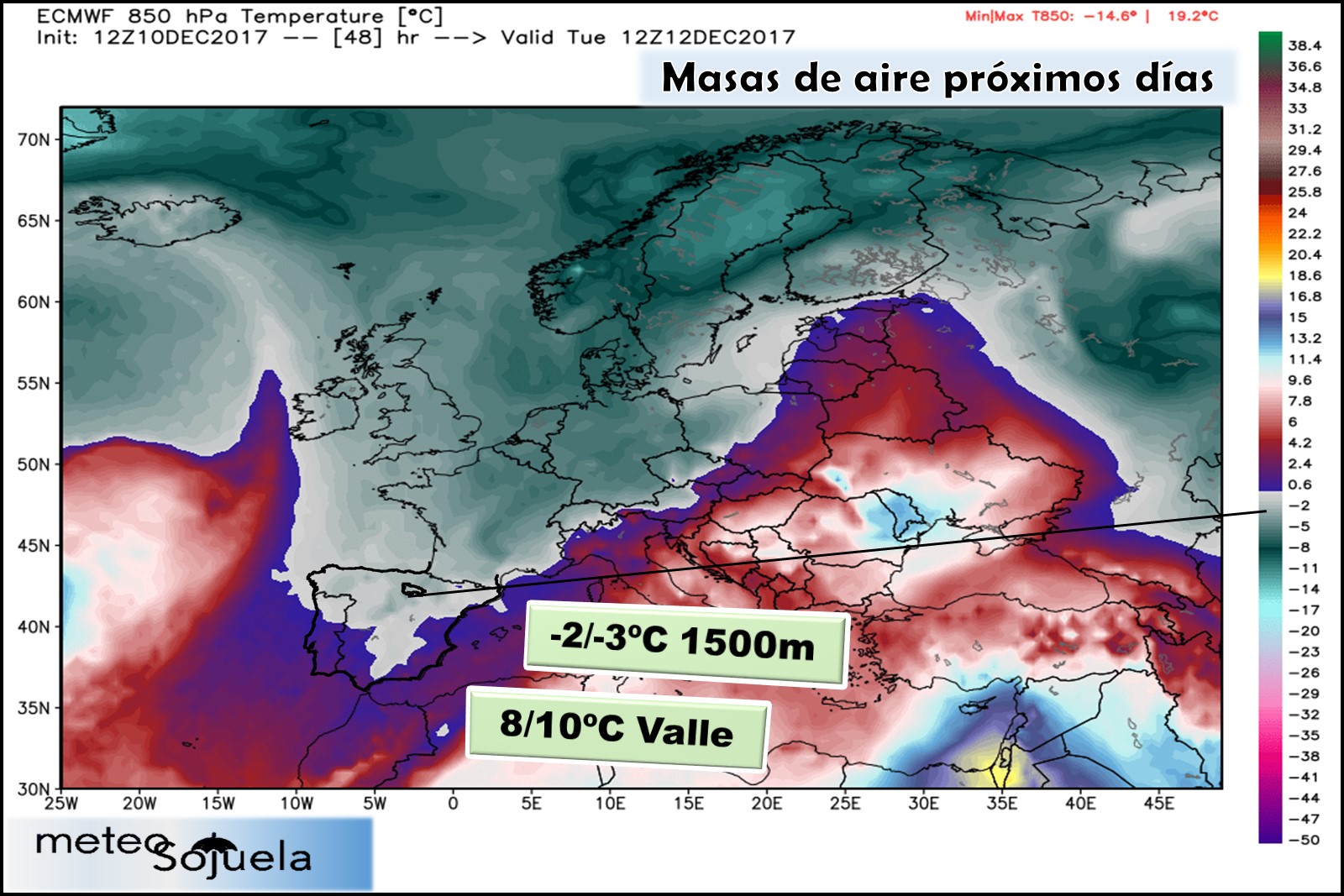 masa ,masa aire,850,850hPa,tiempo.larioja,josecalvo,meteosojuela