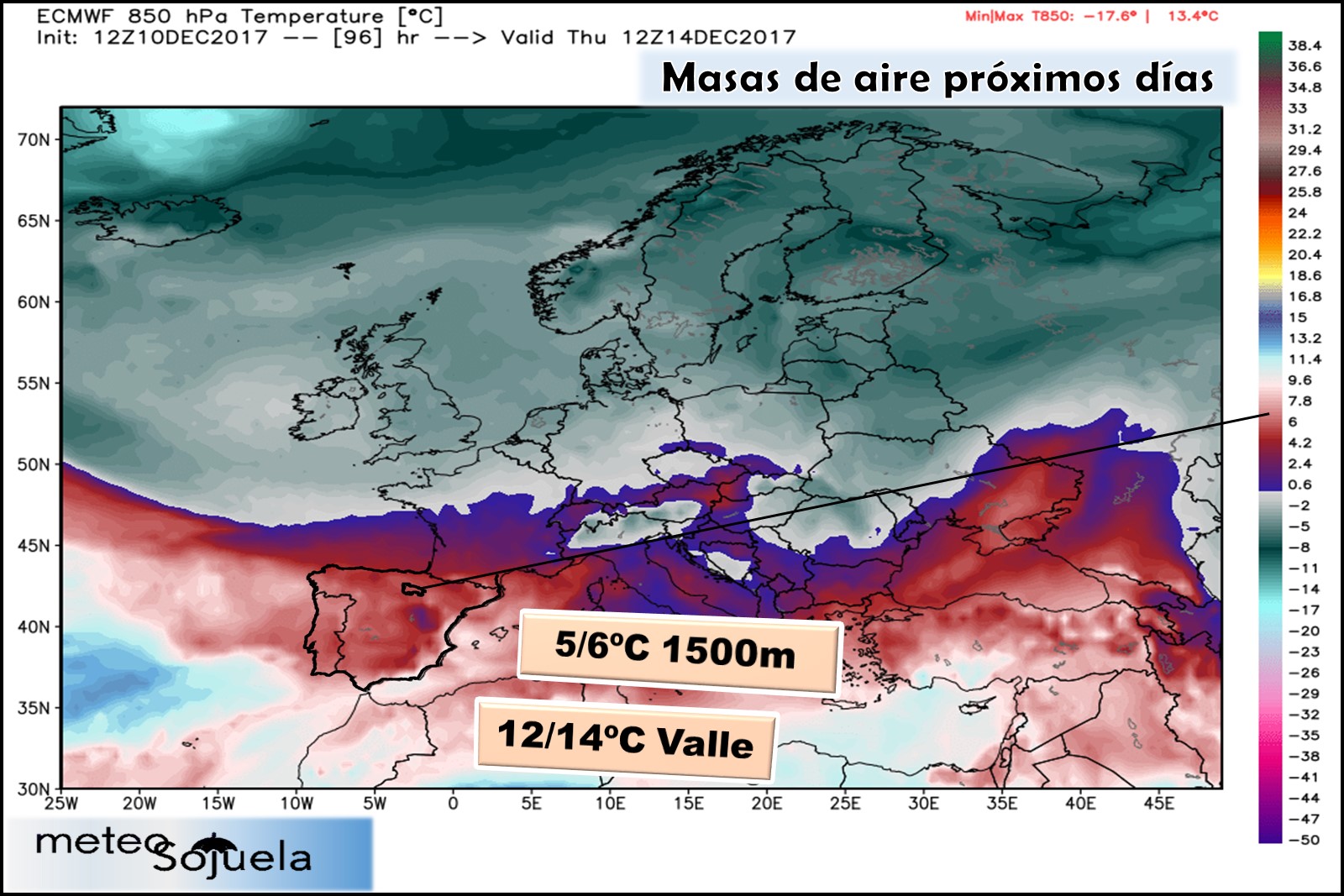masa ,masa aire,850,850hPa,tiempo.larioja,josecalvo,meteosojuela