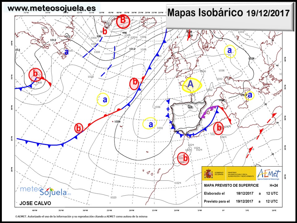mapa isobarico,tiempo,hoy,larioja,josecalvo,meteosojuela