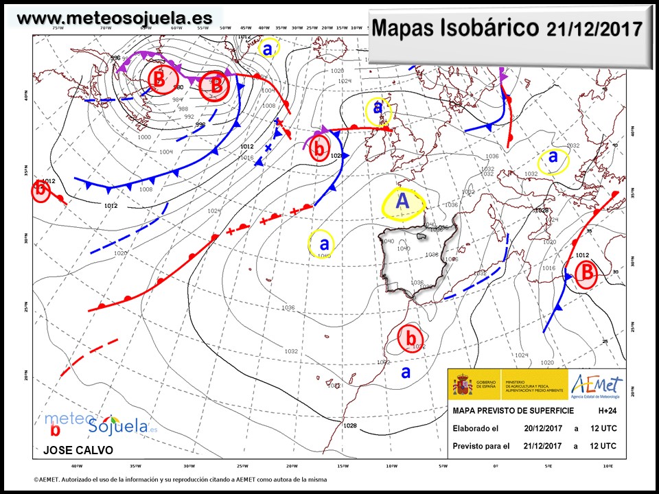 mapa isobarico,tiempo,hoy,larioja,josecalvo,meteosojuela