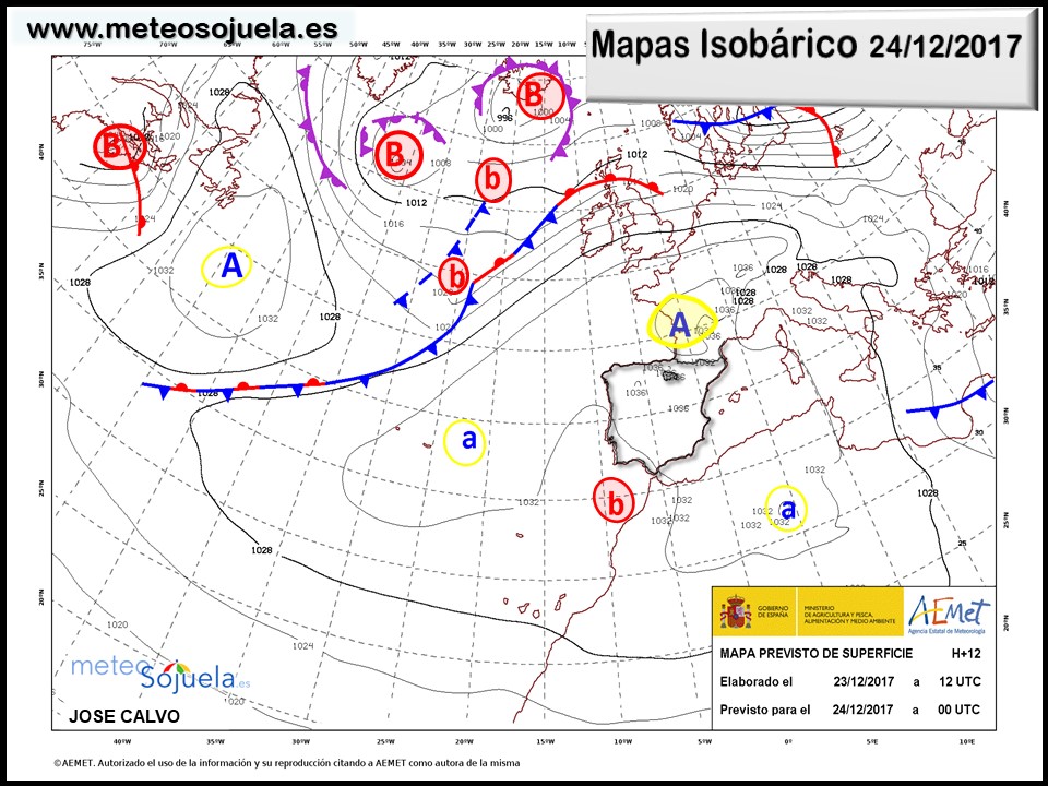 mapa isobarico,tiempo,hoy,larioja,josecalvo,meteosojuela