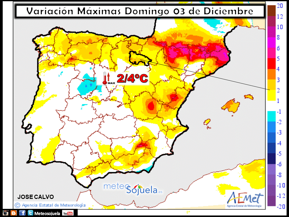 mapa temperaturas, tiempo,hoy,larioja,josecalvo,meteosojuela