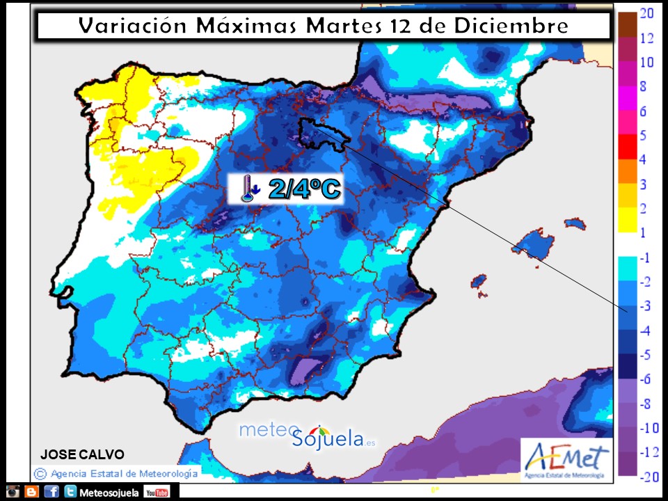 mapa temperaturas,tiempo,hoy,larioja,josecalvo,meteosojuela