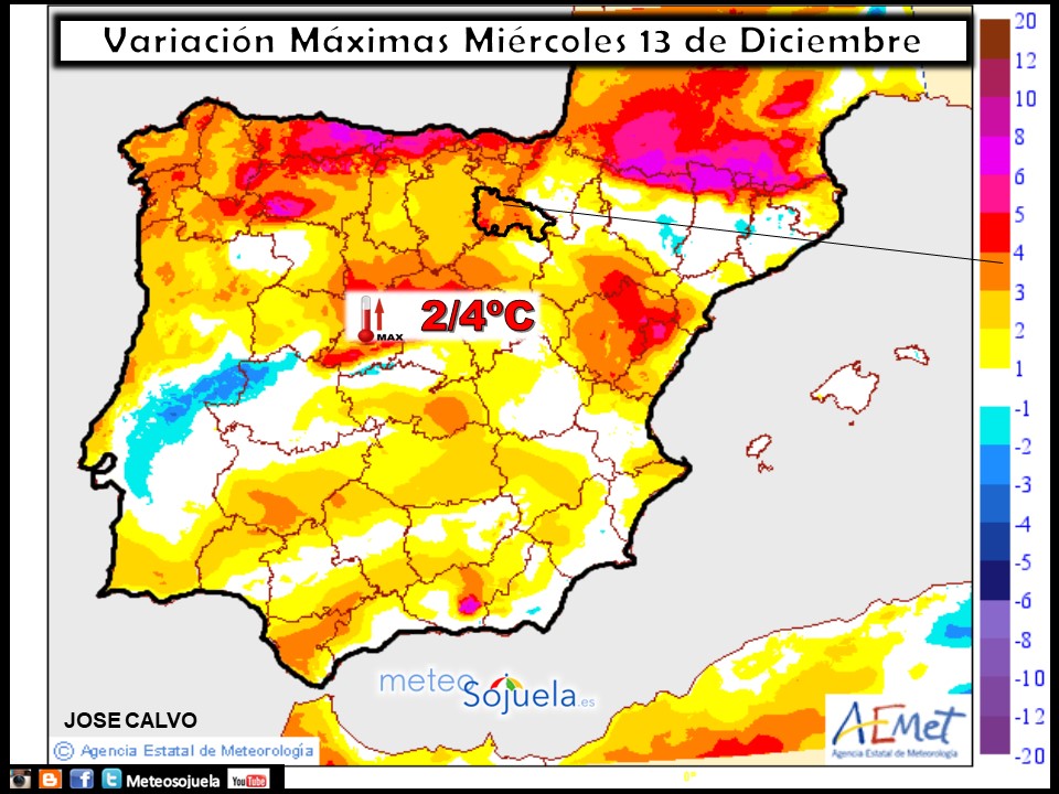 mapa temperaturas,tiempo,hoy,larioja,josecalvo,meteosojuela