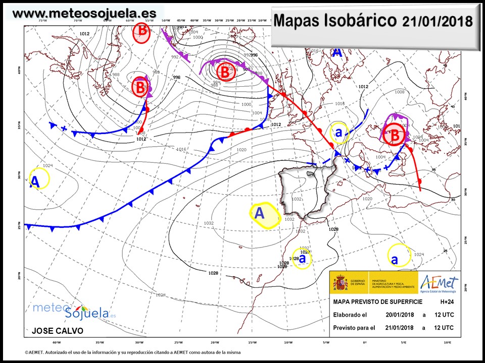 mapa isobarico,tiempo,hoy,larioja,josecalvo,meteosojuela
