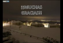 Video Resumen Temporal de nieve Reyes. 06/01/2018
