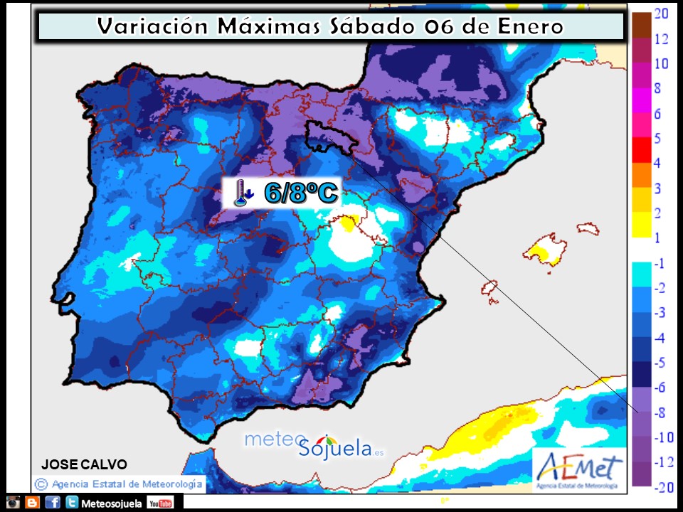 mapa temperaturas,tiempo,hoy,larioja,josecalvo,meteosojuela