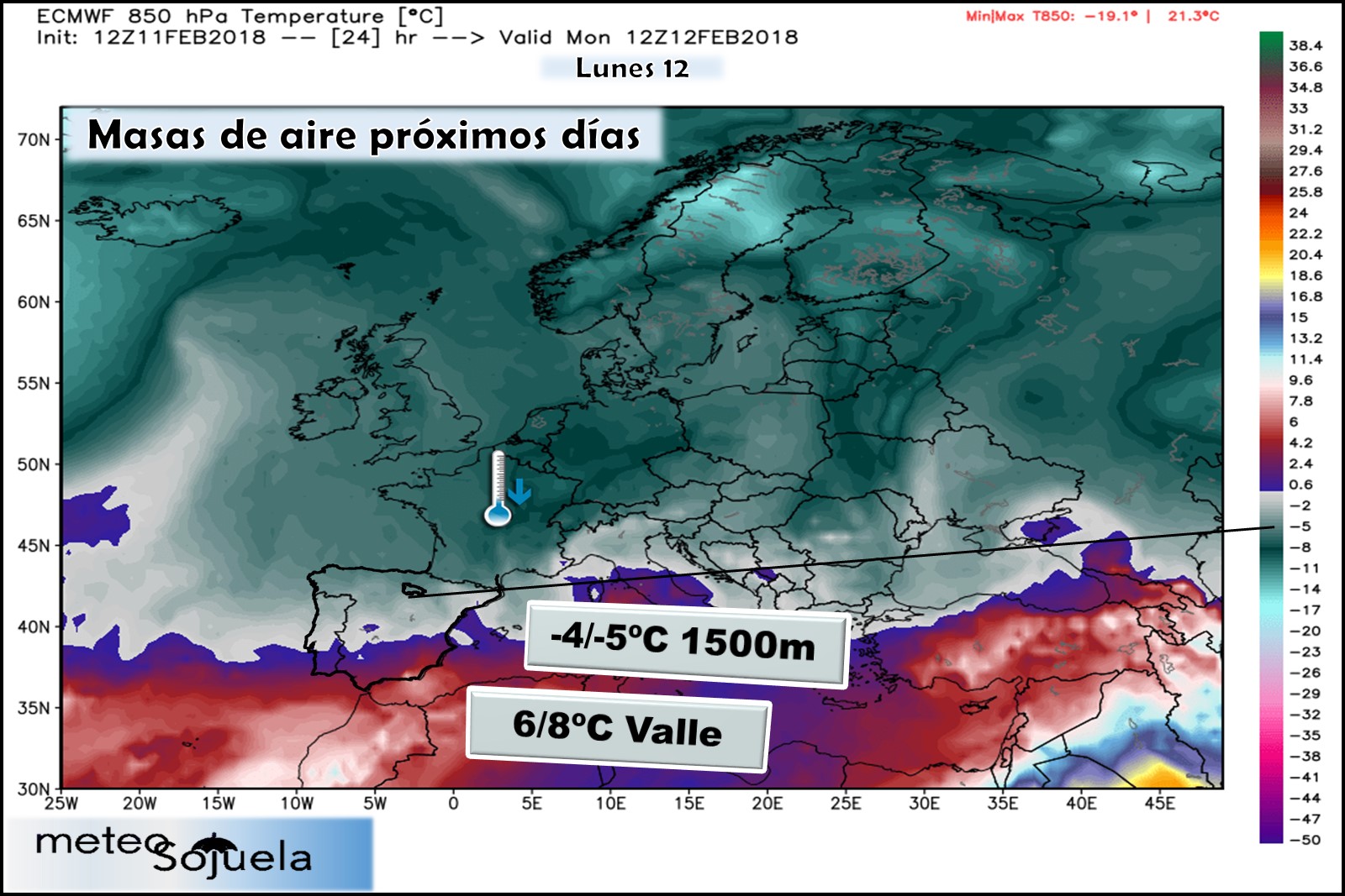 frio, masa ,masa aire,850,850hPa,tiempo.larioja,josecalvo,meteosojuela
