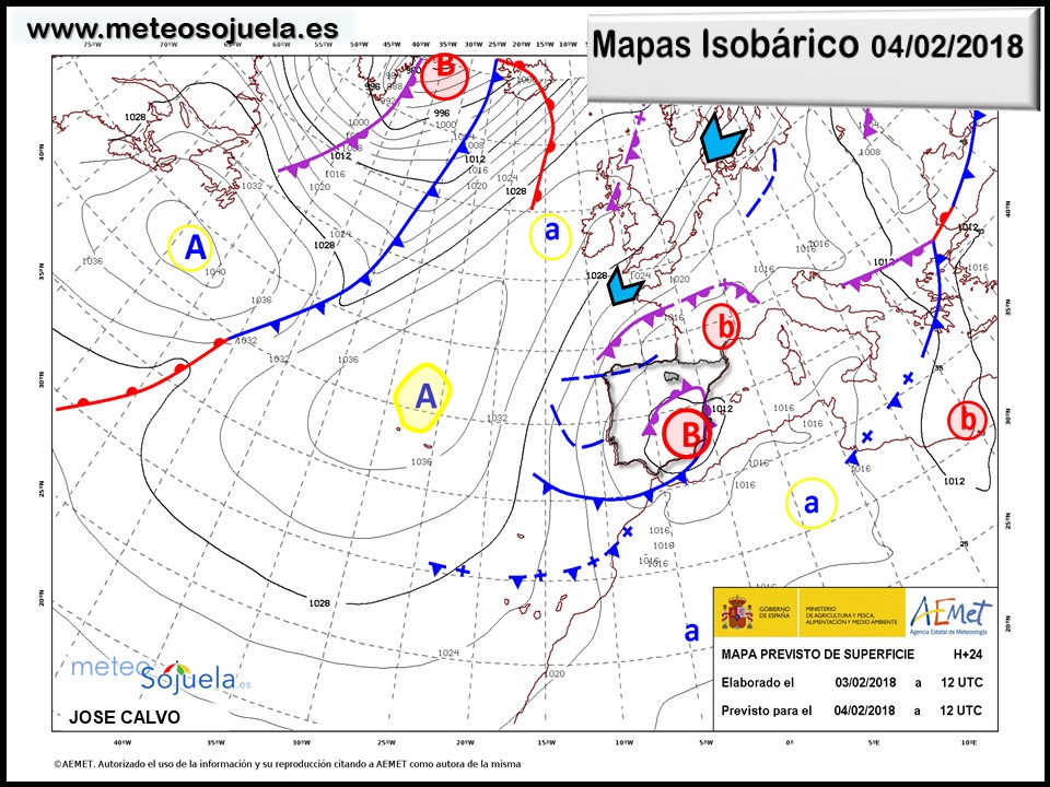mapa isobarico,tiempo,hoy,larioja,josecalvo,meteosojuela