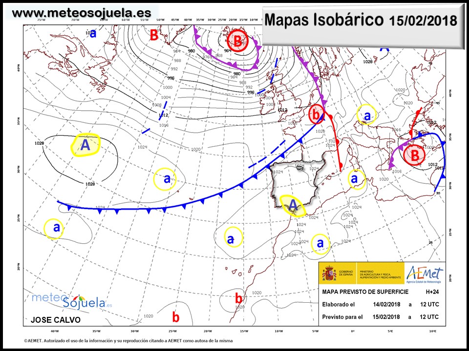 mapa isobarico,tiempo,hoy,larioja,josecalvo,meteosojuela