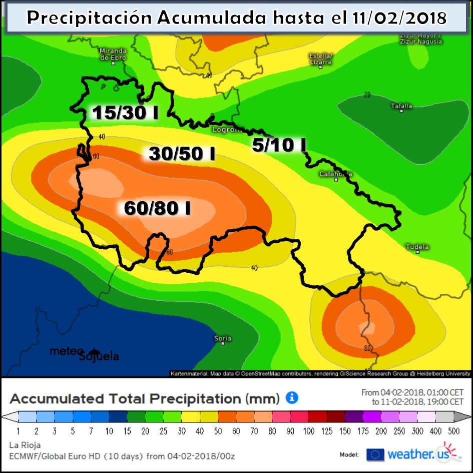 precipitacion acumulada, josecalvo,meteosojuela, tiempo ,la rioja