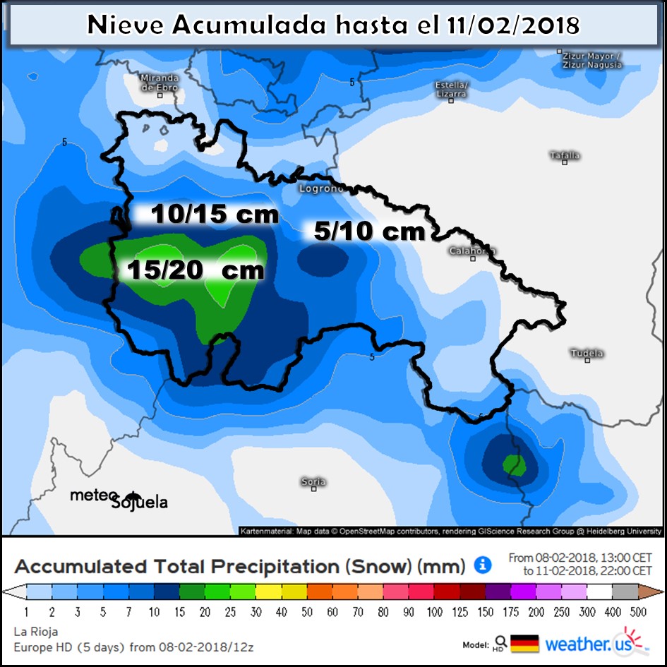 mapa,nieve acumulada tiempo larioja josecalvo meteosojuela