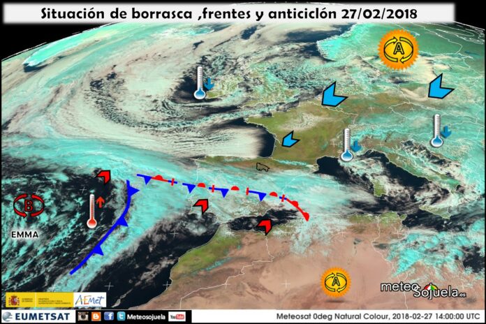 Imagen satelitales frentes. Meteosojuela Imagen satelitales frentes. Meteosojuela