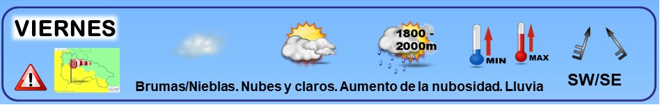 Leyenda. El tiempo de hoy. Meteosojuela
