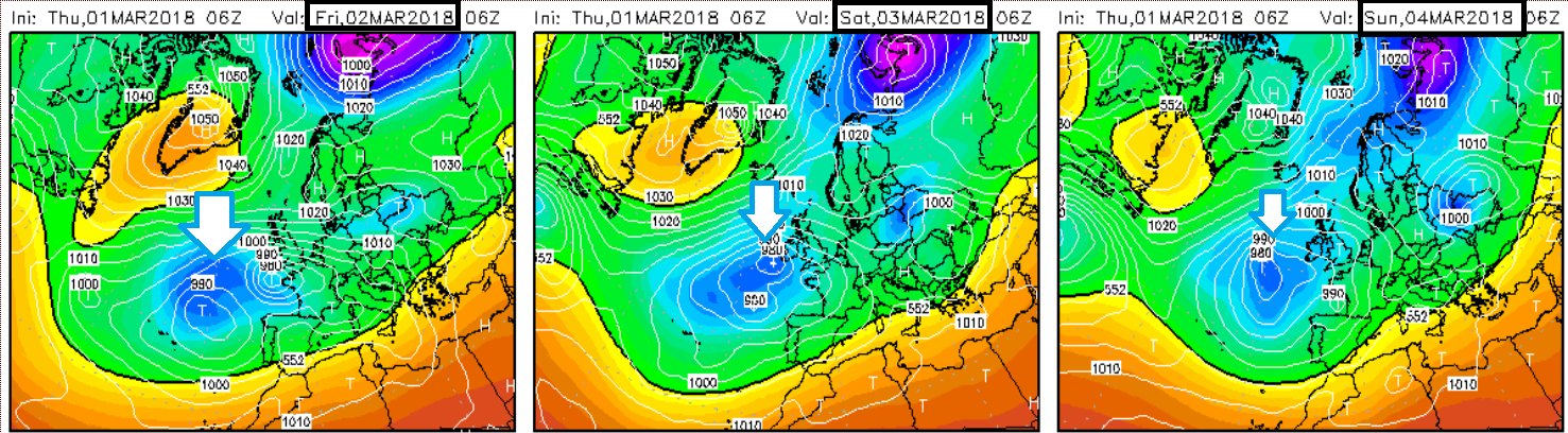 Modelos de altura Geopotencial a 500hPa. Meteosojuela