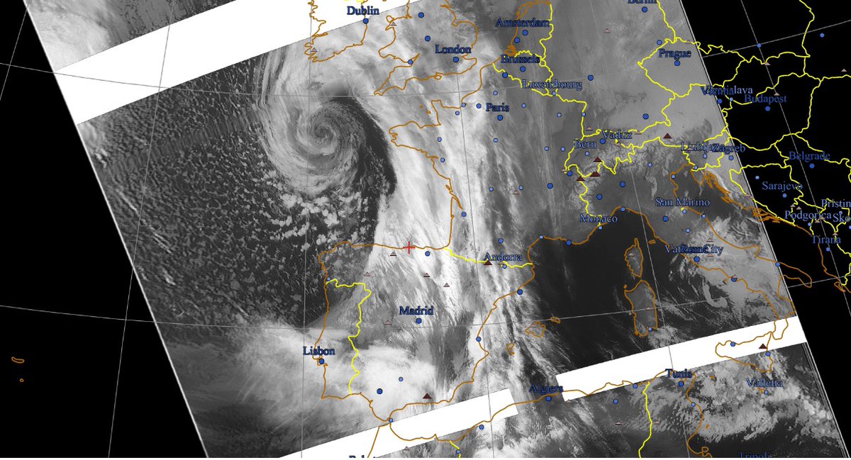 Borrasca Hugo. Meteosojuela