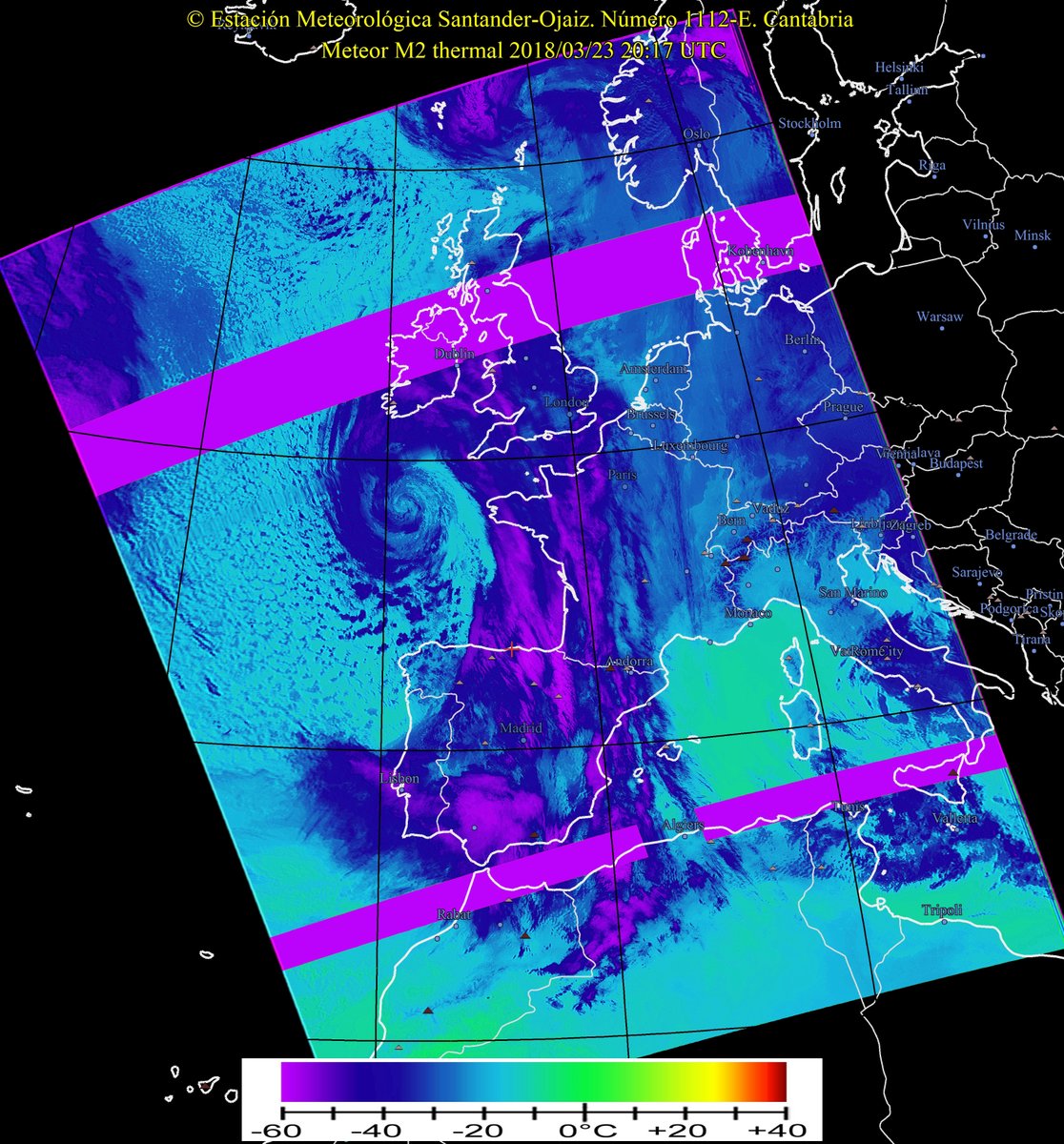 Borrasca Hugo. Meteosojuela