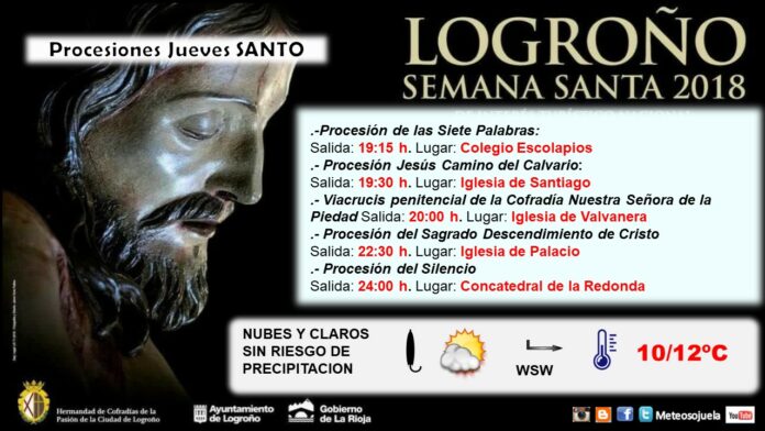 Procesiones. Semana Santa 2018 La Rioja. Meteosojuela Procesiones. Semana Santa 2018 La Rioja. Meteosojuela