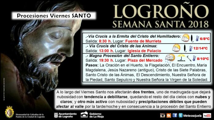 Procesiones. Semana Santa 2018 La Rioja. Meteosojuela