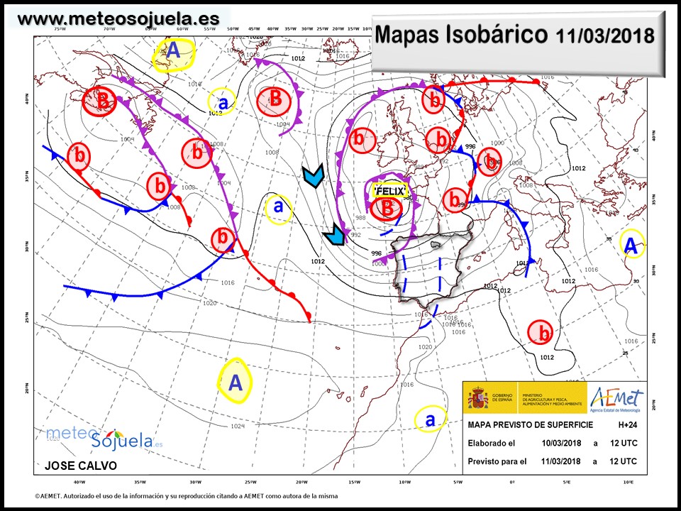Modelos Isobáricos Felix. Meteosojuela