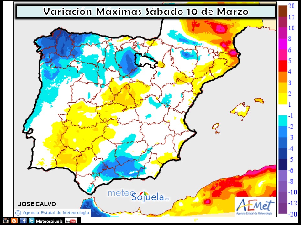 Mapa meteorologico de precipitacion de hoy en La Rioja. Meteosojuela