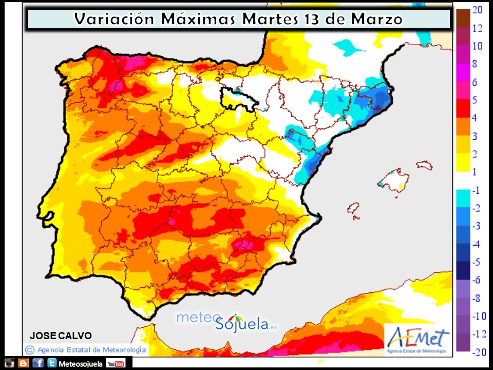 Mapa meteorologico de precipitacion de hoy en La Rioja. Meteosojuela